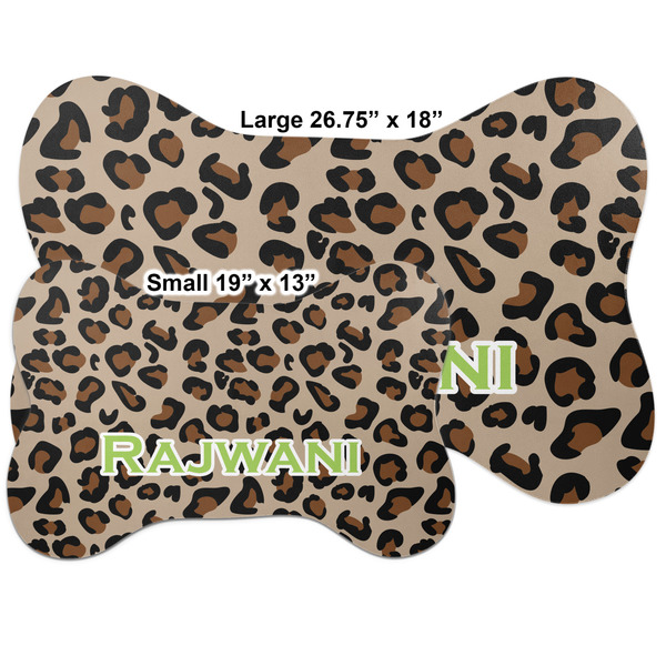 Granite Leopard Bone Shaped Mat Comparison