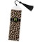 Granite Leopard Bookmark with tassel - Flat