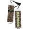 Granite Leopard Bookmark with tassel - Front and Back