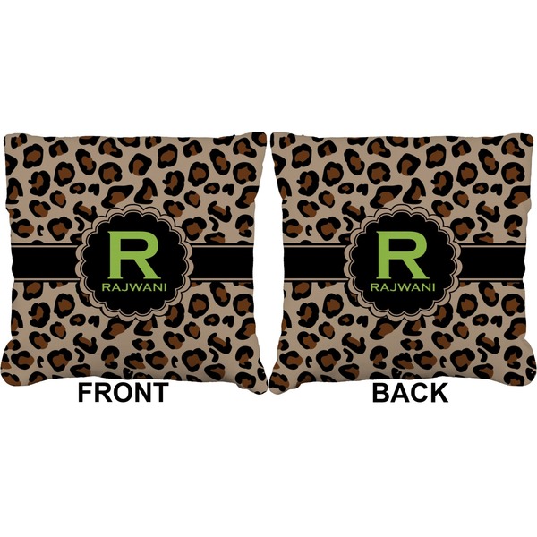 Granite Leopard Burlap Pillow Approval