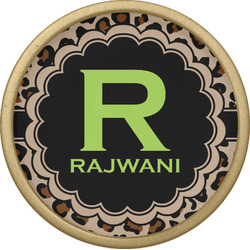 Granite Leopard Cabinet Knob - Gold (Personalized)