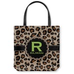Granite Leopard Canvas Tote Bag - Medium - 16"x16" (Personalized)
