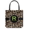 Granite Leopard Canvas Tote Bag - Medium - 16"x16" (Personalized)
