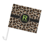 Granite Leopard Car Flag - Large (Personalized)