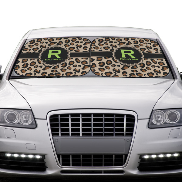 Granite Leopard Car Sun Shades - IN CONTEXT