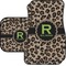 Granite Leopard Car Floor Mats Set - 2 Front & 2 Back (Personalized)
