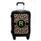 Granite Leopard Carry On Hard Shell Suitcase - Front