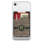 Granite Leopard 2-in-1 Cell Phone Credit Card Holder & Screen Cleaner (Personalized)