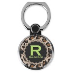 Granite Leopard Cell Phone Ring Stand & Holder (Personalized)