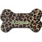 Granite Leopard Ceramic Dog Ornament - Front & Back w/ Name and Initial
