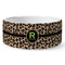 Granite Leopard Ceramic Dog Bowl - Medium (Personalized)