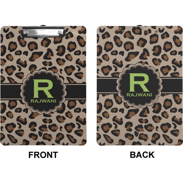 Granite Leopard Clipboard (Letter) (Front + Back)