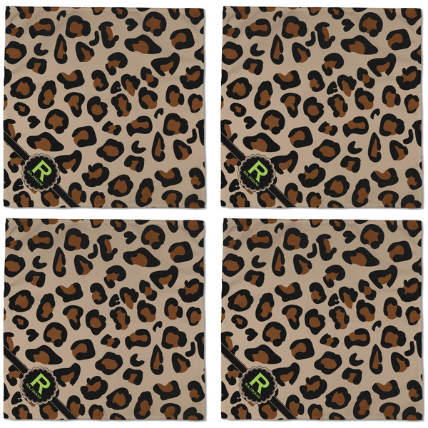 Granite Leopard Cloth Napkins - Personalized Dinner (APPROVAL) Set of 4
