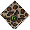 Granite Leopard Cloth Napkins - Personalized Dinner (Folded Four Corners)