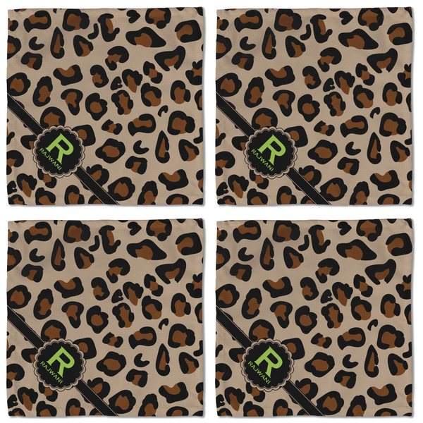 Granite Leopard Cloth Napkins - Personalized Lunch (APPROVAL) Set of 4