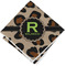 Granite Leopard Cloth Napkins - Personalized Lunch (Folded Four Corners)