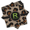 Granite Leopard Cloth Napkins - Personalized Lunch (PARENT MAIN Set of 4)