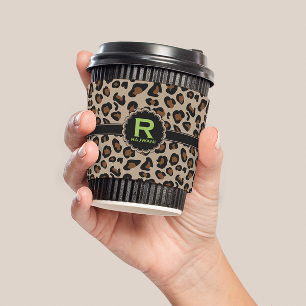 Granite Leopard Coffee Cup Sleeve - LIFESTYLE
