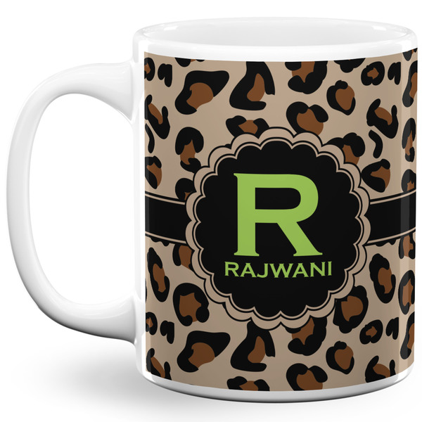 Custom Granite Leopard 11 Oz Coffee Mug - White (Personalized)