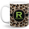 Granite Leopard 11 Oz Coffee Mug - White (Personalized)