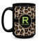 Granite Leopard Coffee Mug - 15 oz - Black