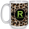 Granite Leopard Coffee Mug - 15 oz - White Full