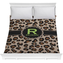 Granite Leopard Comforter - Full / Queen (Personalized)