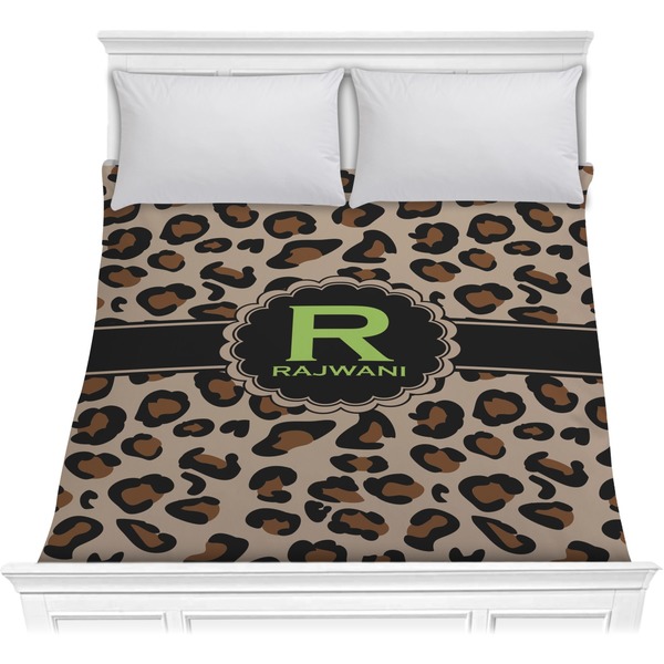 Custom Granite Leopard Comforter - Full / Queen (Personalized)