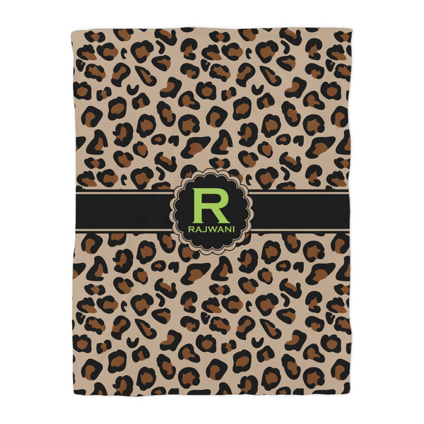 Granite Leopard Comforter - Twin - Front