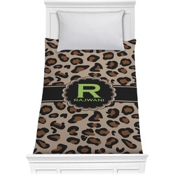 Granite Leopard Comforter - Twin (Personalized)