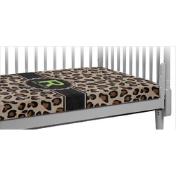 Granite Leopard Crib Fitted Sheet (Personalized)