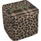 Granite Leopard Cube Poof Ottoman (Bottom)