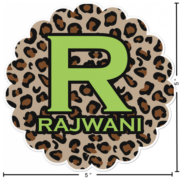 Granite Leopard Custom Shape Iron On Patches - L - APPROVAL