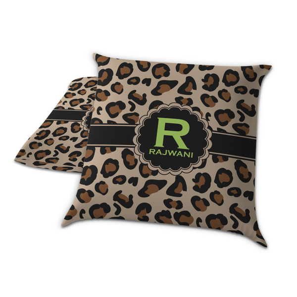 Granite Leopard Decorative Pillow Case - TWO