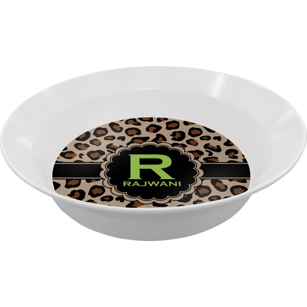 Custom Granite Leopard Melamine Bowl (Personalized)