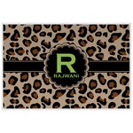 Granite Leopard Laminated Placemat w/ Name and Initial