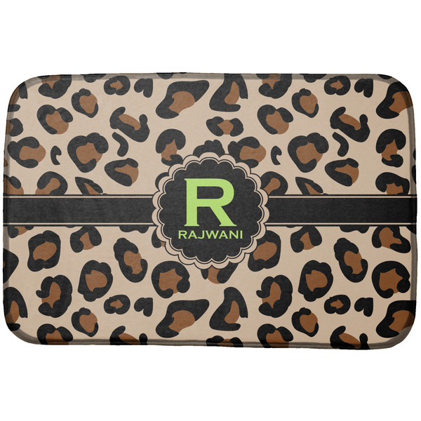 Custom Granite Leopard Dish Drying Mat (Personalized)
