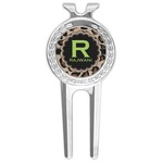 Granite Leopard Golf Divot Tool & Ball Marker (Personalized)