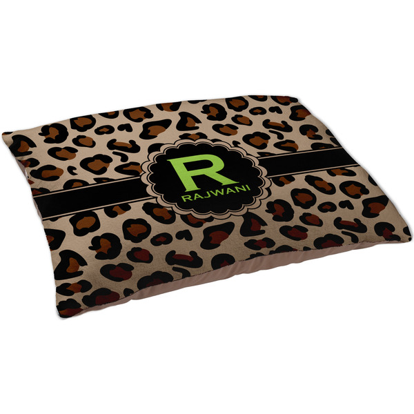Granite Leopard Dog Bed - Large