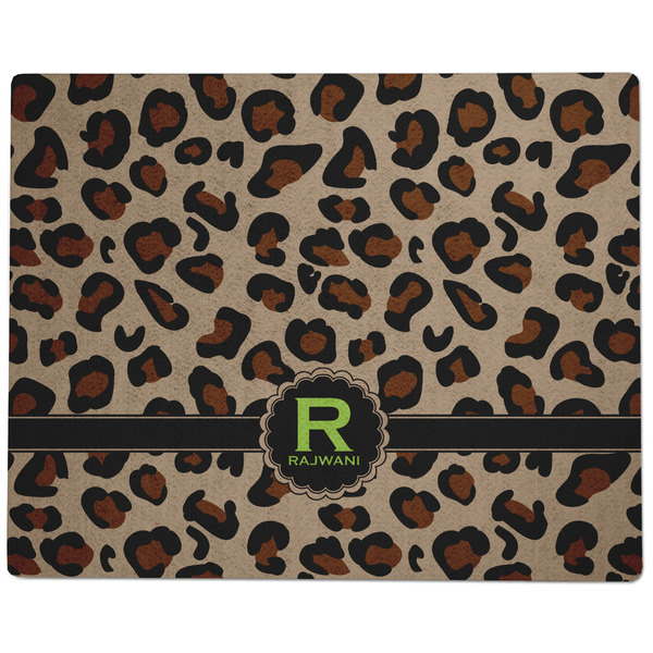 Granite Leopard Dog Food Mat - Large without Bowls