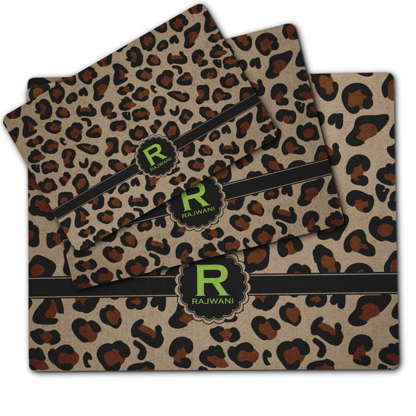 Granite Leopard Dog Food Mat - MAIN (sm, med, lrg)