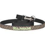 Granite Leopard Dog Leash (Personalized)