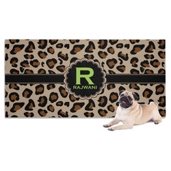 Granite Leopard Dog Towel (Personalized)