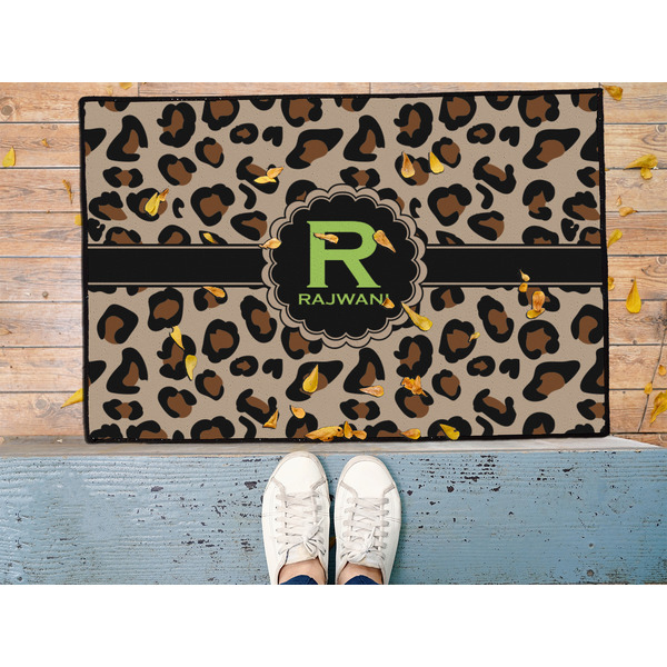 Granite Leopard Door Mat - LIFESTYLE (Med)