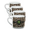 Granite Leopard Double Shot Espresso Mugs - Set of 4 Front