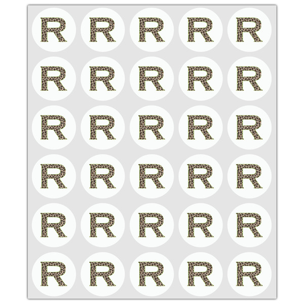 Granite Leopard Drink Topper - XSmall - Set of 30