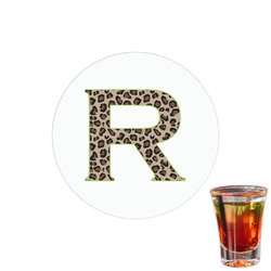 Granite Leopard Printed Drink Topper - 1.5" (Personalized)