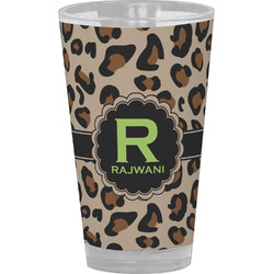 Granite Leopard Pint Glass - Full Color (Personalized)
