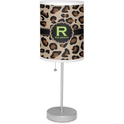 Granite Leopard 7" Drum Lamp with Shade (Personalized)