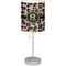 Granite Leopard Drum Lampshade with base included